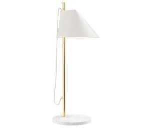 Louis Poulsen Yuh bordlampe messing/hvid Louis Poulsen Yuh bordlampe messing/hvid