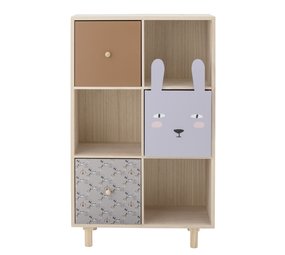 Bloomingville Mini Calle bookcase with drawers