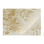 KEK Amsterdam Gold gravierte Landschaften Tapete Sand MW-168 300x280cm