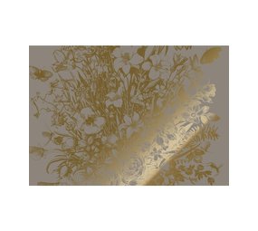 KEK Amsterdam Goud Engraved bloemen behang grijs MW-140 200x280cm KEK Amsterdam Goud Engraved bloemen behang grijs MW-140 200x280cm