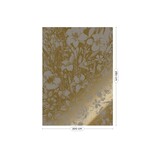 KEK Amsterdam Goud Engraved bloemen behang grijs MW-140 200x280cm KEK Amsterdam Goud Engraved bloemen behang grijs MW-140 200x280cm