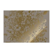 KEK Amsterdam Goud Engraved bloemen behang grijs MW-141 300x280cm