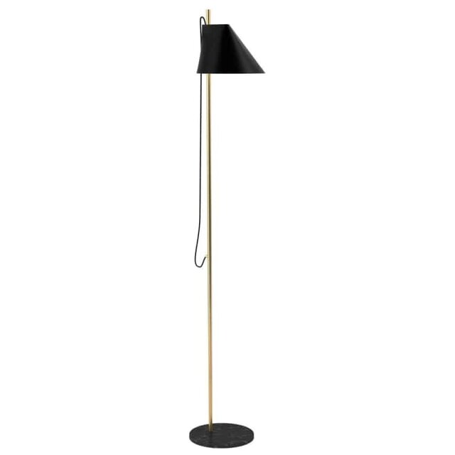 Louis Poulsen Yuh stående lampe messing/sort - 5744162678