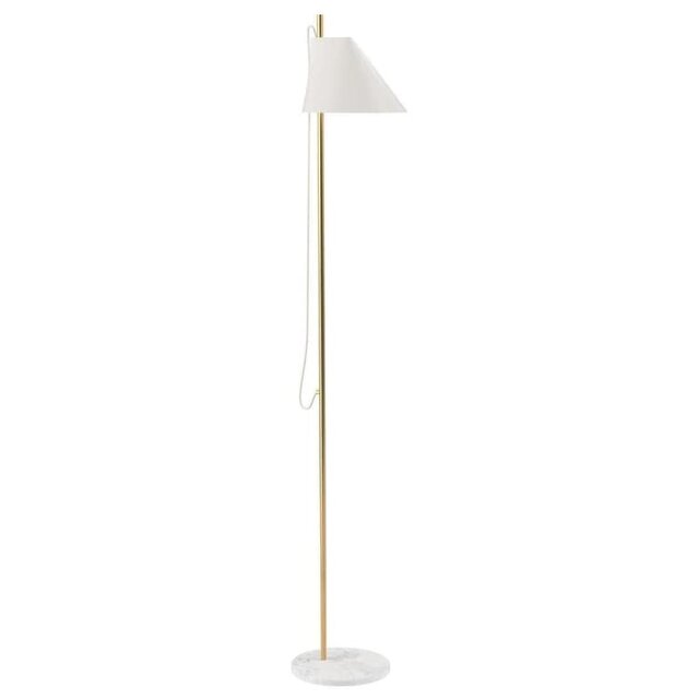 Louis Poulsen Yuh floor lamp brass/white - 5744162681 Louis Poulsen Yuh floor lamp brass/white - 5744162681