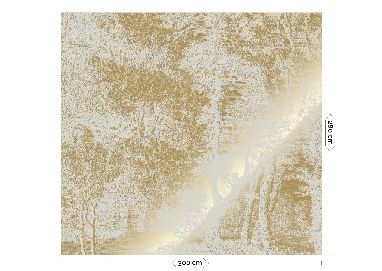 KEK Amsterdam Gold Engraved landscapes wallpaper sand MW-156 300x280cm KEK Amsterdam Gold Engraved landscapes wallpaper sand MW-156 300x280cm