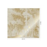 KEK Amsterdam Guldgraveret landskabstapet sand MW-156 300x280cm KEK Amsterdam Guldgraveret landskabstapet sand MW-156 300x280cm