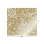 KEK Amsterdam Goud Engraved landschappen behang zand MW-093 300x280cm KEK Amsterdam Goud Engraved landschappen behang zand MW-093 300x280cm