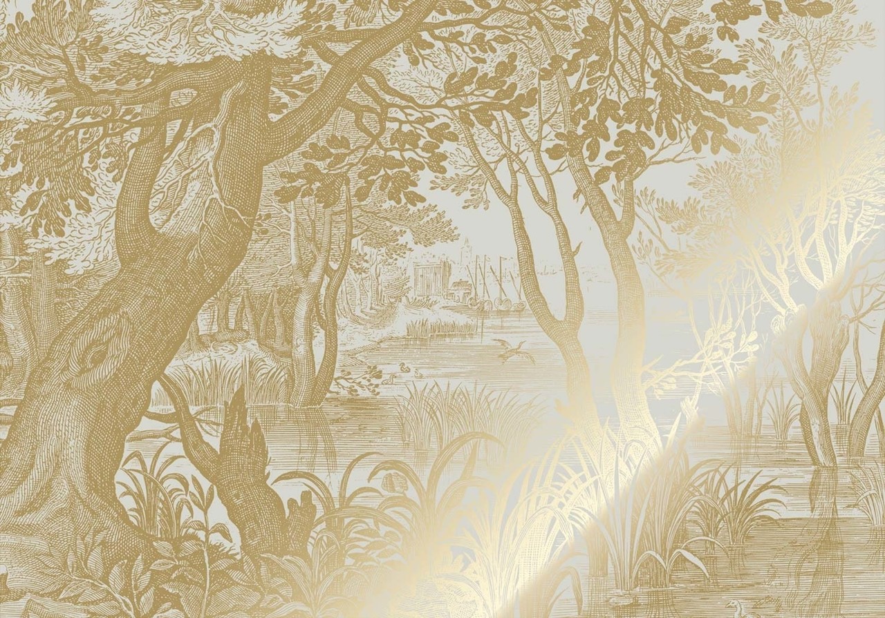 KEK Amsterdam Gold gravierte Landschaften Tapete Sand MW-093 300x280cm KEK Amsterdam Gold gravierte Landschaften Tapete Sand MW-093 300x280cm