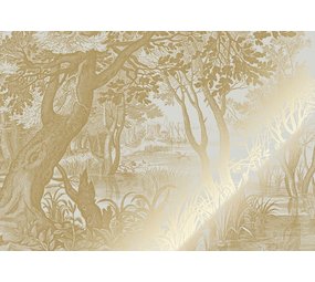 KEK Amsterdam Goud Engraved landschappen behang zand MW-094 400x280cm KEK Amsterdam Goud Engraved landschappen behang zand MW-094 400x280cm