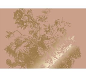 KEK Amsterdam Gold gravierte Blumentapete Nude MW-119 200x280cm KEK Amsterdam Gold gravierte Blumentapete Nude MW-119 200x280cm