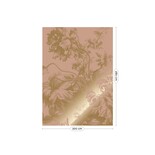 KEK Amsterdam Gold gravierte Blumentapete Nude MW-119 200x280cm KEK Amsterdam Gold gravierte Blumentapete Nude MW-119 200x280cm