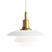 Louis Poulsen PH 3½-3 glashängande lampa mässing - 5741100141