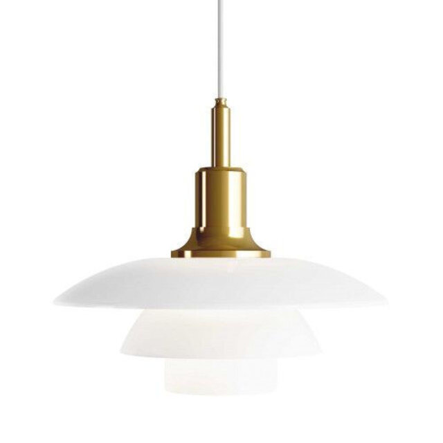 Louis Poulsen PH 3½-3 glas hanglamp messing - 5741100141