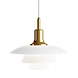 Louis Poulsen PH 3½-3 glas hanglamp messing - 5741100141 Louis Poulsen PH 3½-3 glas hanglamp messing - 5741100141