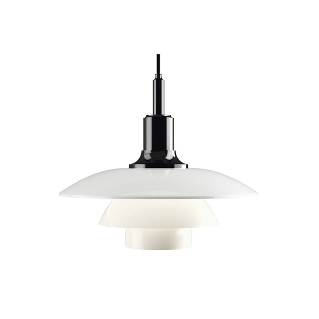 Louis Poulsen PH 3½-3 glas hængelampe sort - 5741099265