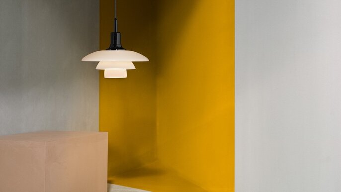 Louis Poulsen PH 3½-3 glas hængelampe sort - 5741099265