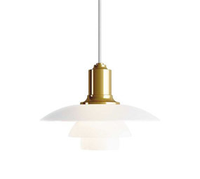 Louis Poulsen PH 2/1 hanglamp messing Louis Poulsen PH 2/1 hanglamp messing