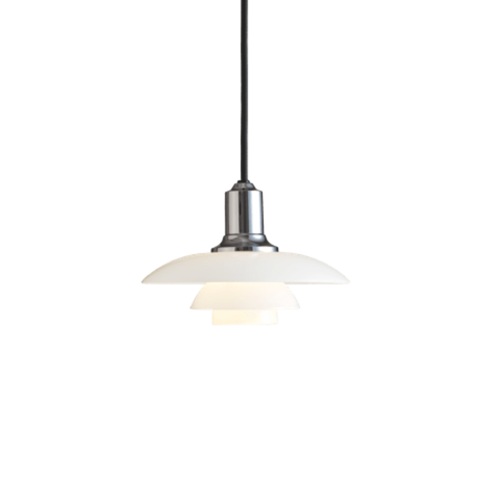 Louis Poulsen Lampada a sospensione PH 2/1 cromo - 5741084908 Louis Poulsen Lampada a sospensione PH 2/1 cromo - 5741084908