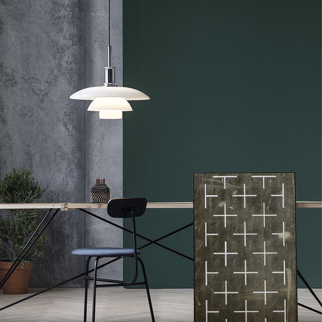 Louis Poulsen PH 4½-4 glashängande lampa krom - 5741086430 Louis Poulsen PH 4½-4 glashängande lampa krom - 5741086430