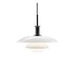 Louis Poulsen PH 4½-4 glashängande lampa krom - 5741086430 Louis Poulsen PH 4½-4 glashängande lampa krom - 5741086430