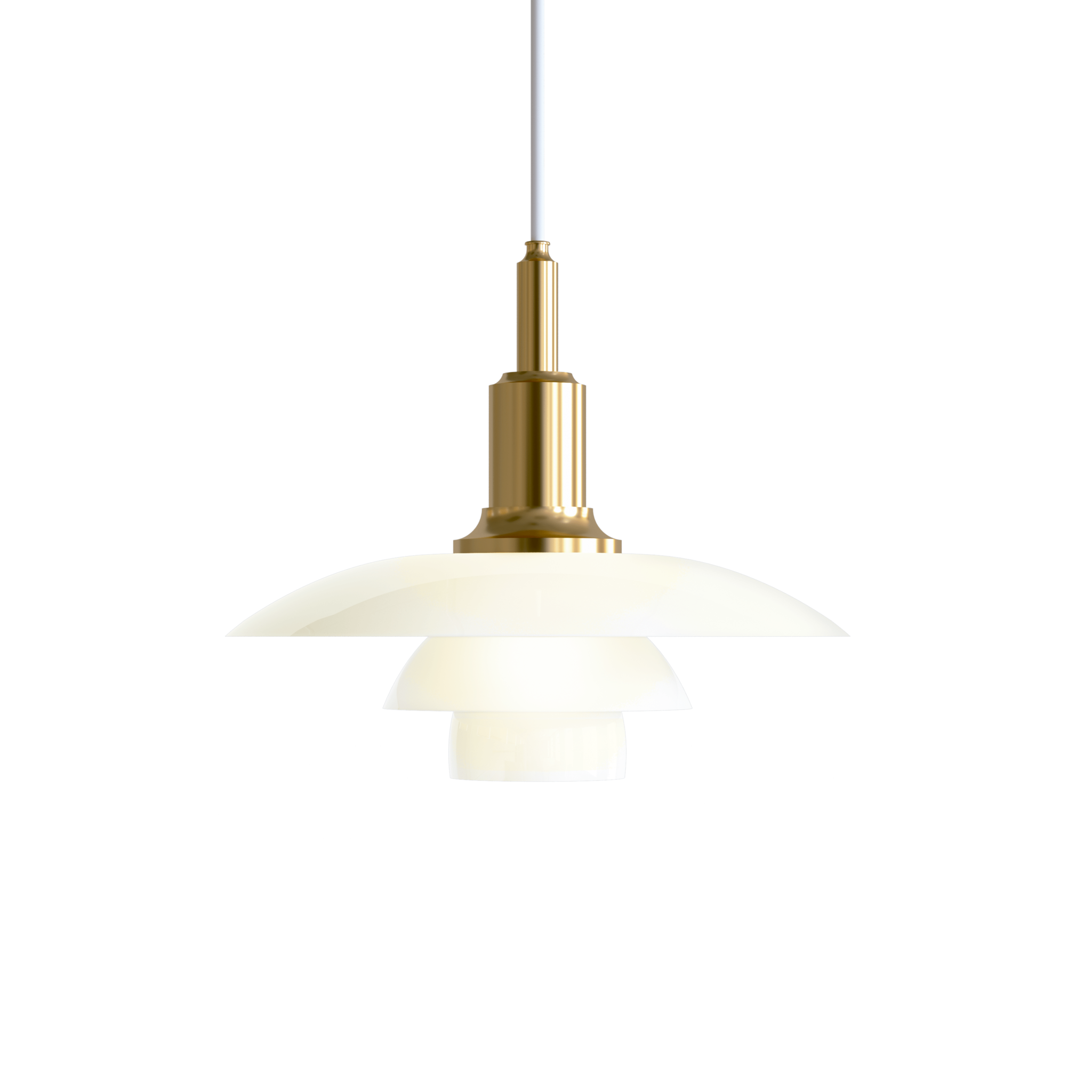 Louis Poulsen PH 3/2 hanging lamp brass - 5741100138