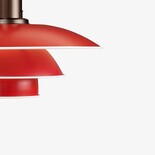 Louis Poulsen PH 3½-3 hanglamp rood - 5741094820 Louis Poulsen PH 3½-3 hanglamp rood - 5741094820