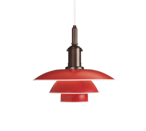 Louis Poulsen Lámpara colgante PH 3½-3 rojo Louis Poulsen Lámpara colgante PH 3½-3 rojo