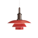 Louis Poulsen PH 3½-3 hanglamp rood - 5741094820 Louis Poulsen PH 3½-3 hanglamp rood - 5741094820