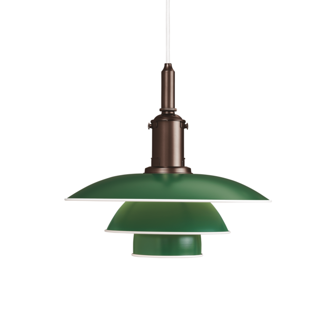 Louis Poulsen Lampada a sospensione PH 3½-3 verde - 5741094833 Louis Poulsen Lampada a sospensione PH 3½-3 verde - 5741094833