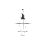 Louis Poulsen Suspension Enigma 425 noir - 5741088726