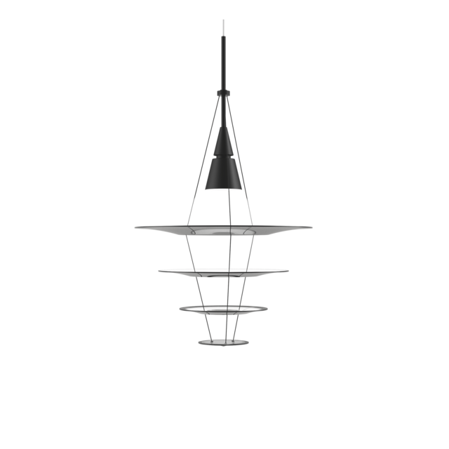 Louis Poulsen Suspension Enigma 425 noir - 5741088726