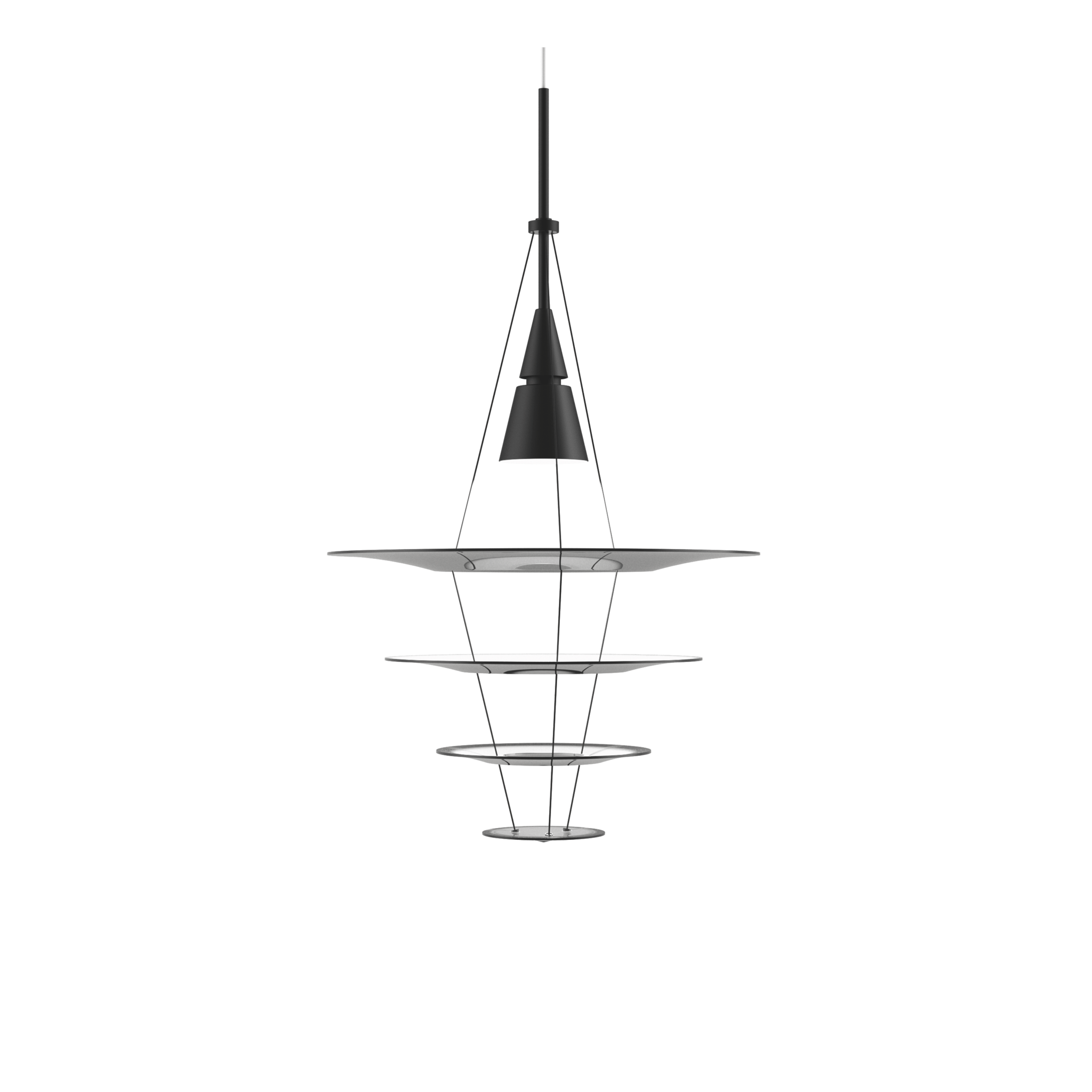 Louis Poulsen Suspension Enigma 425 noir - 5741088726