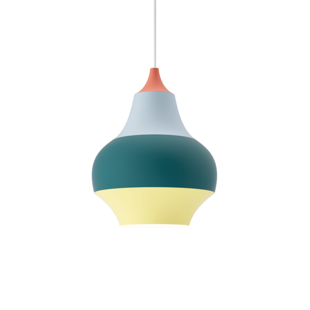 Louis Poulsen Lampada a sospensione Cirque Ø220mm rossa - 5741097348