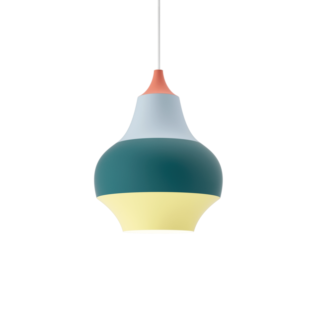 Louis Poulsen Suspension Cirque Ø220mm rouge - 5741097348