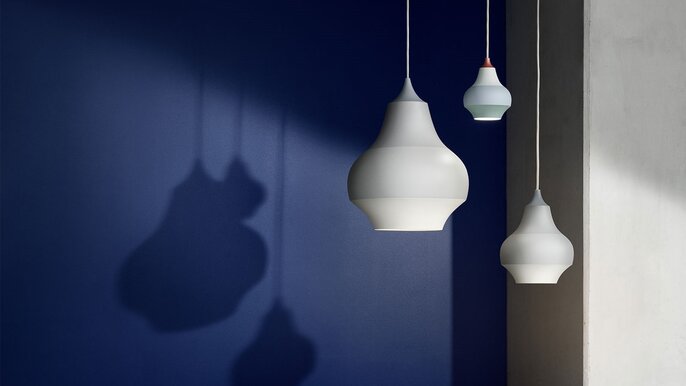 Louis Poulsen Lampada a sospensione Cirque Ø220mm grigia - 5741094862