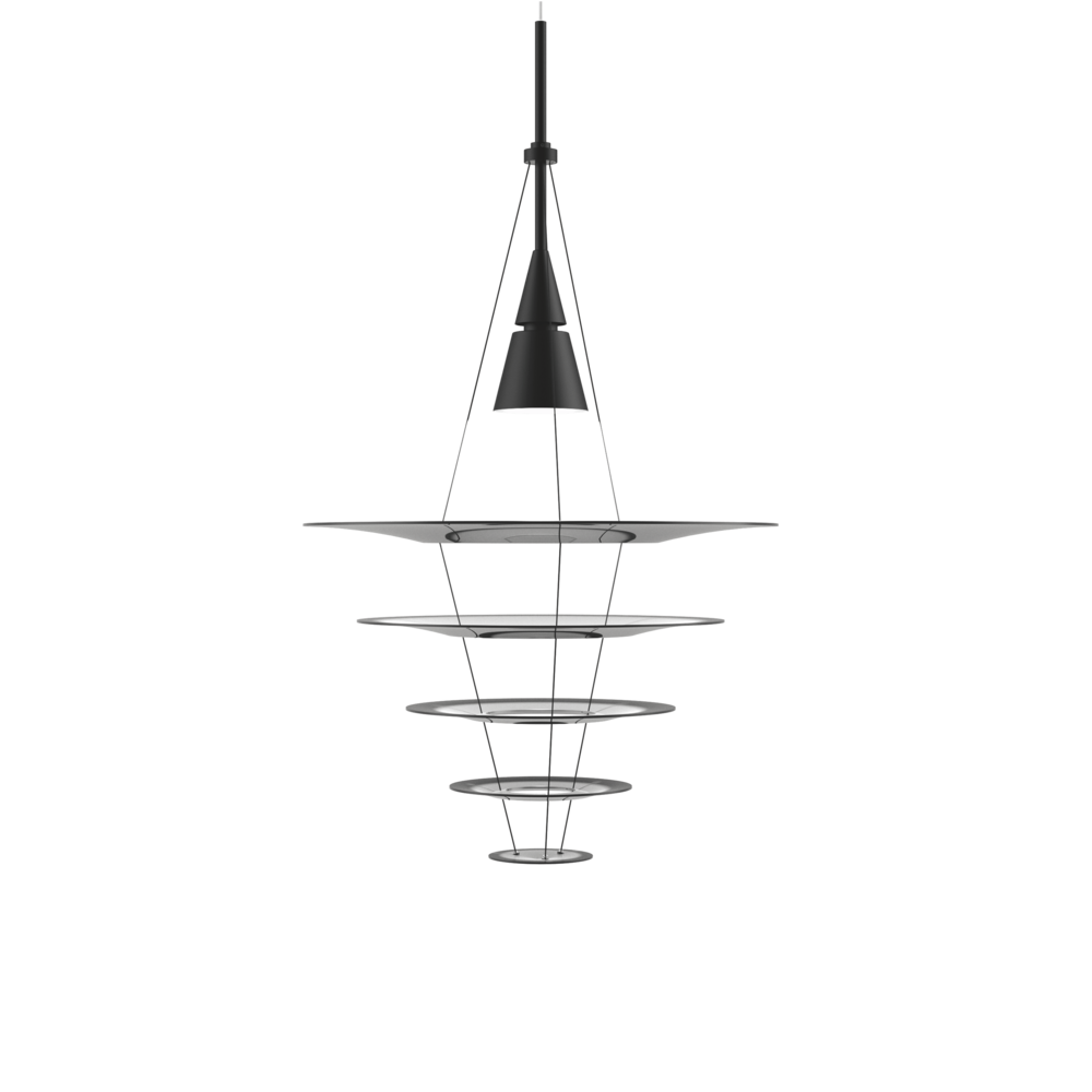 Louis Poulsen Enigma 545 hanging lamp black - 5741088742