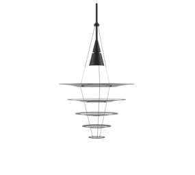 Louis Poulsen Enigma 545 hanglamp zwart