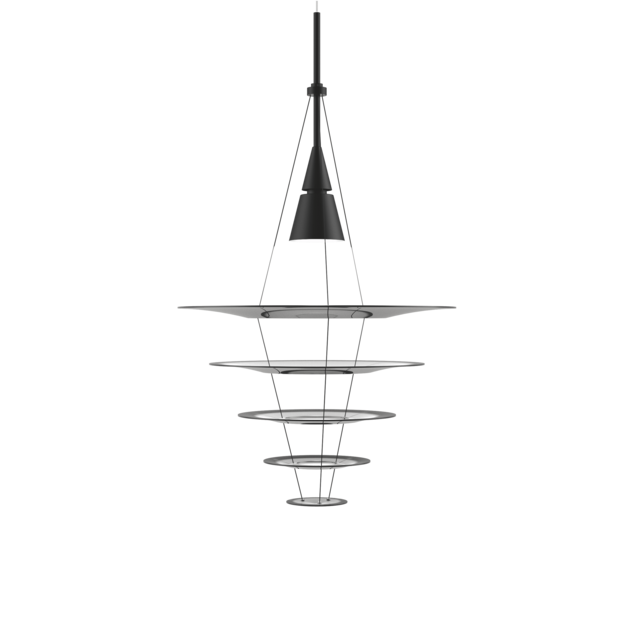 Louis Poulsen Enigma 545 hanging lamp black - 5741088742