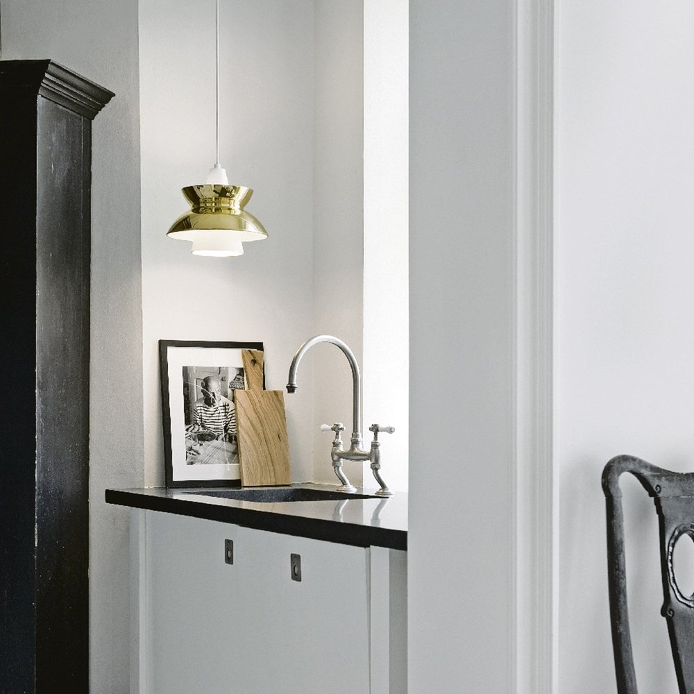 Louis Poulsen Doo-Wop hanging lamp brass - 5741093465