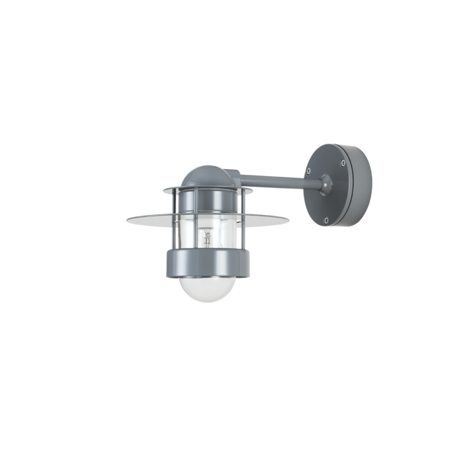 Louis Poulsen Applique d'extérieur Albertslund courte gris - 5743142709 Louis Poulsen Applique d'extérieur Albertslund courte gris - 5743142709