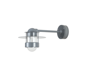 Louis Poulsen Albertslund outdoor wall lamp long gray Louis Poulsen Albertslund outdoor wall lamp long gray