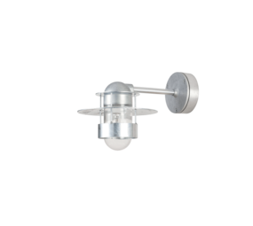 Louis Poulsen Albertslund utendørs vegglampe kort galvanisert Louis Poulsen Albertslund utendørs vegglampe kort galvanisert