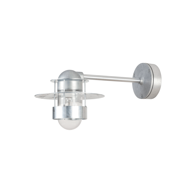 Louis Poulsen Albertslund outdoor wall lamp long galvanized - 5743142686
