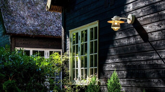 Louis Poulsen Albertslund outdoor wandlamp lang wit - 5743142660