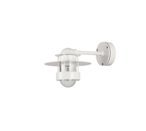 Louis Poulsen Albertslund Außenwandleuchte kurz weiß