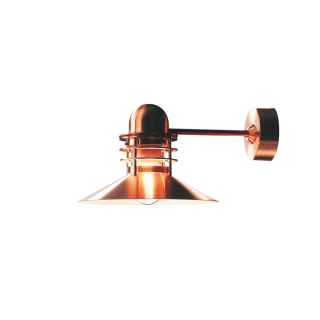 Louis Poulsen Nyhavn outdoor wall lamp copper - 5743200117