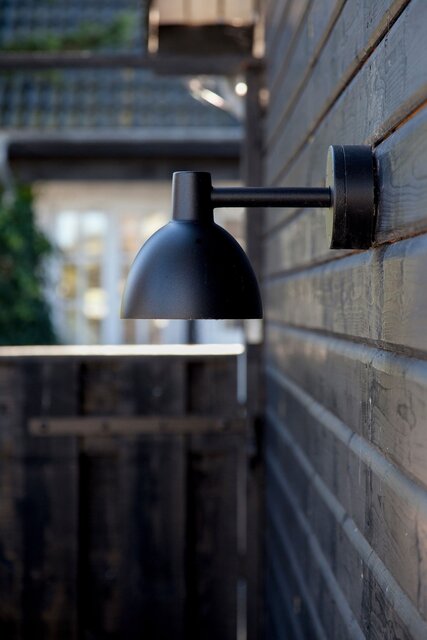 Louis Poulsen Toldbod utomhusvägglampa Ø155mm svart - 5743145926