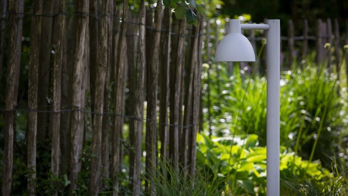 Louis Poulsen Toldbod bollard Ø155mm outdoor lamp aluminum - 5747293285
