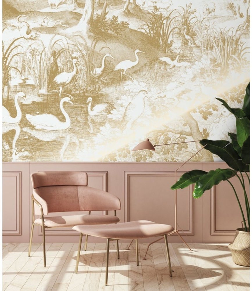 KEK Amsterdam Gold Engraved landscapes wallpaper off-white MW-103 400x280cm KEK Amsterdam Gold Engraved landscapes wallpaper off-white MW-103 400x280cm