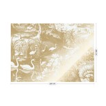 KEK Amsterdam Carta da parati con paesaggi incisi oro bianco sporco MW-103 400x280cm KEK Amsterdam Carta da parati con paesaggi incisi oro bianco sporco MW-103 400x280cm